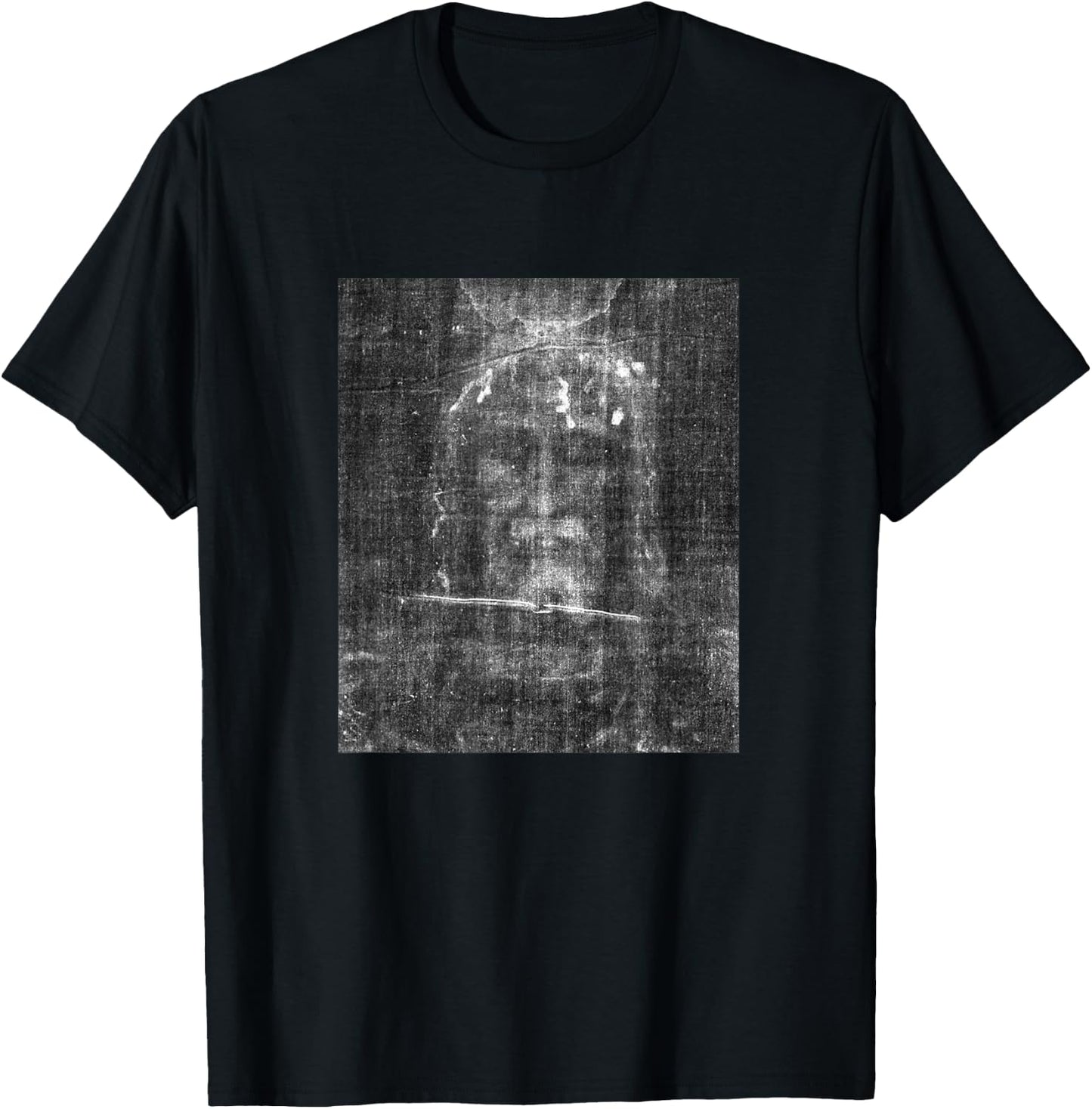 Shroud of Turin Face of Jesus Christ Relic T-Shirt - T-Shirt | Black