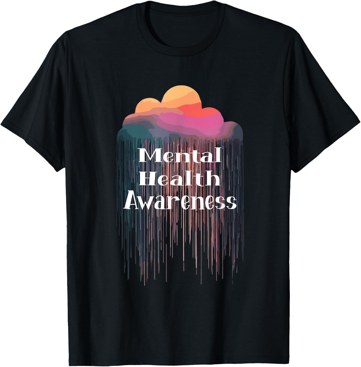 Mental Health Matters End The Stigma Mental Health Awareness T-Shirt - T-Shirt | Black