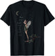 Disney Peter Pan Tinker Bell Moon Quote Art Graphic T-Shirt - T-Shirt | Black