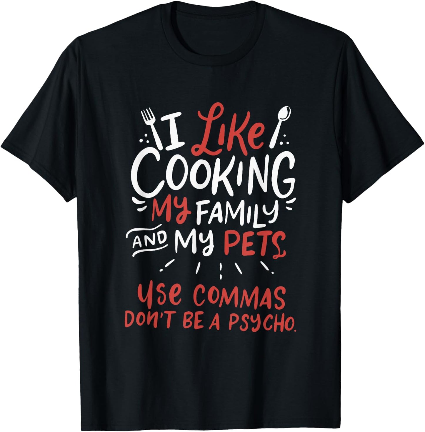 Punctuation Saves Lives I Funny English Grammar Teacher T-Shirt - T-Shirt | Black