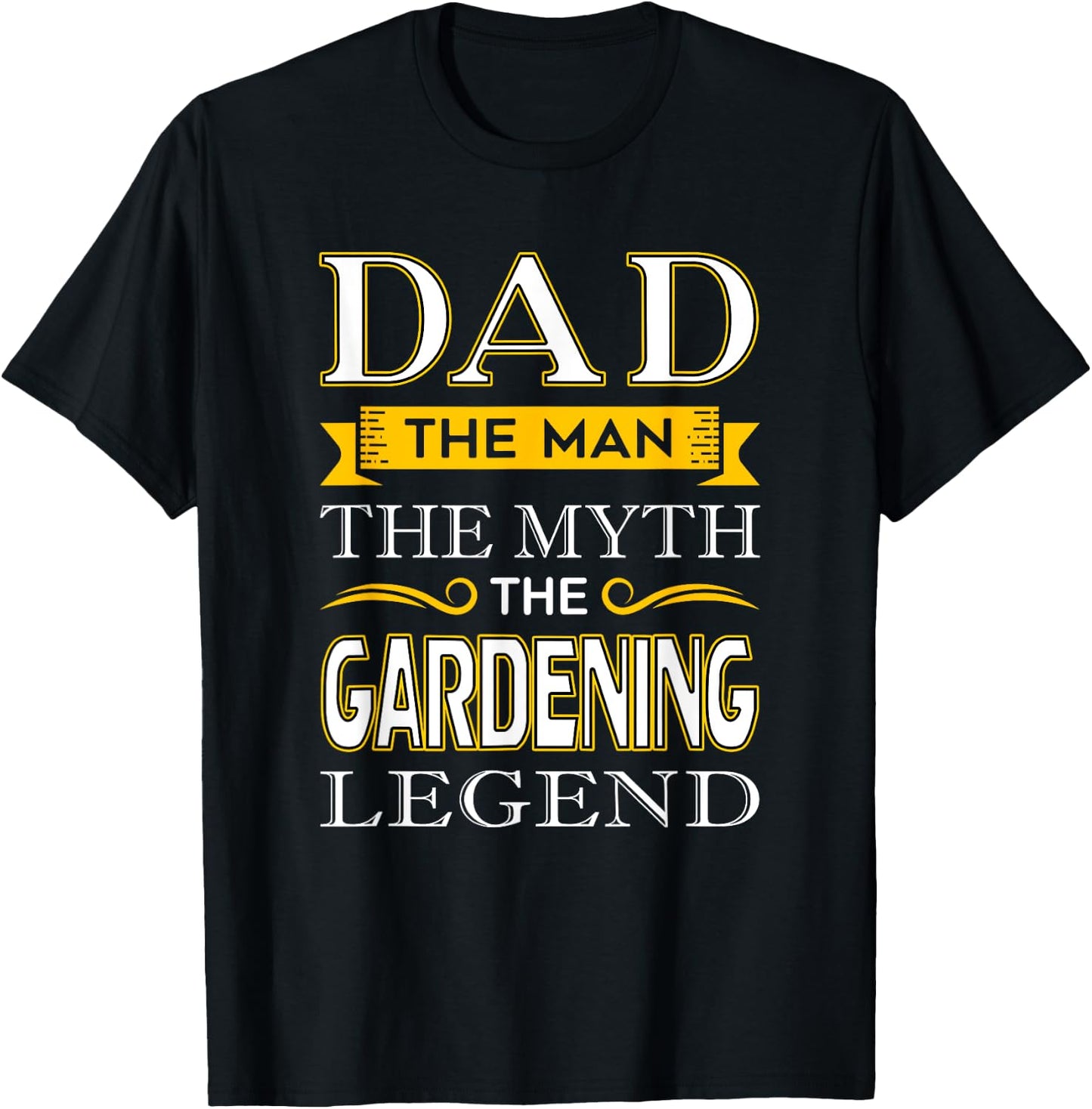 Gardener Dad Gifts for Dad Gardening Fathers Day T-Shirt - T-Shirt | Black