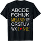 Melanin Abc's Art for African American Children T-Shirt - T-Shirt | Black