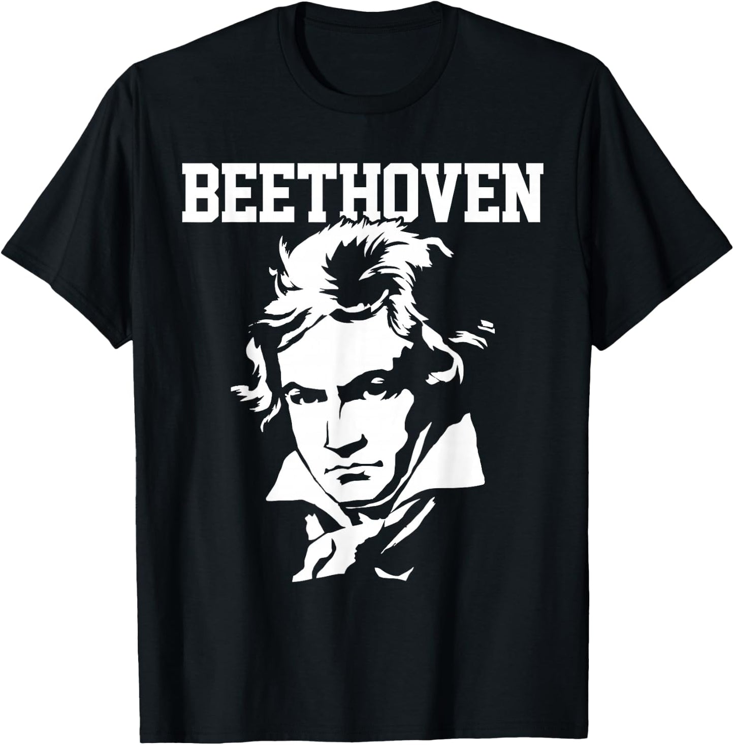 Ludwig Van Beethoven Classical Music Composer T-Shirt - T-Shirt | Black