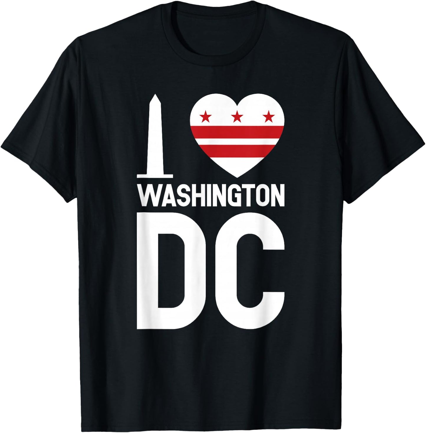 I Love Washington DC T-Shirt - T-Shirt | Black