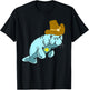 Cowboy Manatee Floaty Dugong Sea Cows Sheriff Rancher T-Shirt - T-Shirt | Black