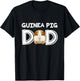 Guinea Pig Dad Costume Clothing Cavy Accessories Guinea Pig T-Shirt - T-Shirt | Black