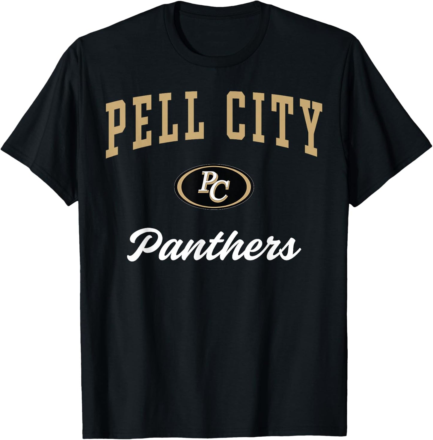 Pell City High School Panthers C3 T-Shirt - T-Shirt | Black