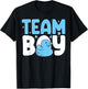 Team Boy Baby Announcement Pregnancy Duck Gender Reveal T-Shirt - T-Shirt | Black
