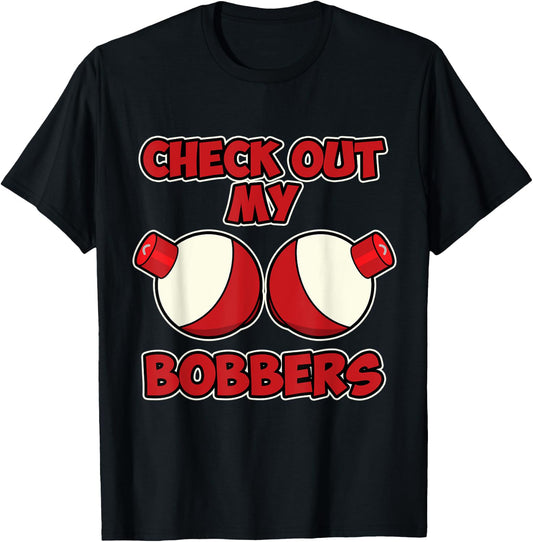 Fishing Shirt - Check my Boobers for Angler T-Shirt - T-Shirt | Black