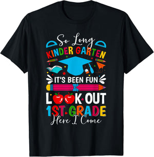 Kindergarten Graduation Graduate Kids Boys Girls T-Shirt - T-Shirt | Black