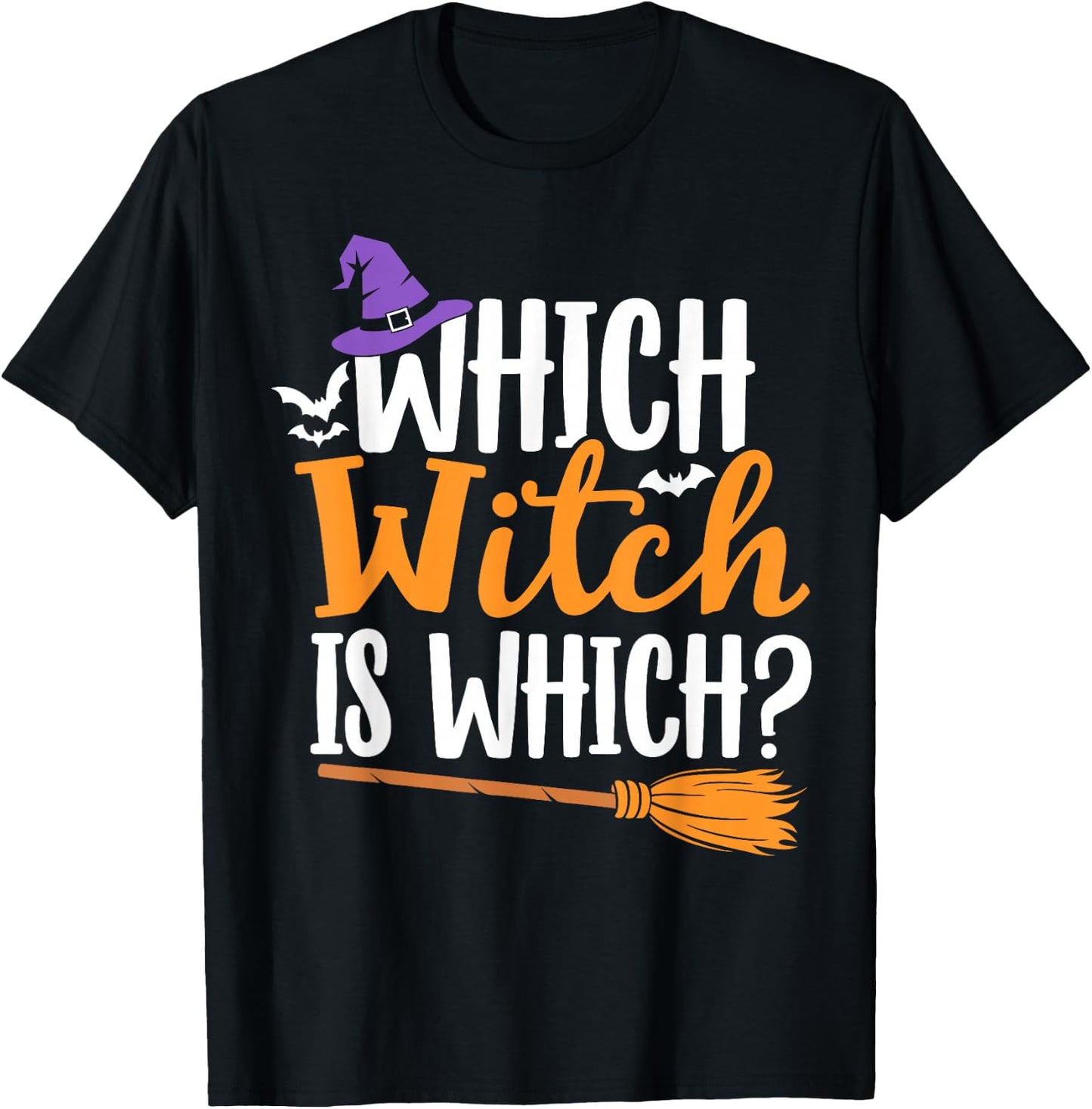 Which Witch is Which Halloween English Teacher T-Shirt - T-Shirt | Black