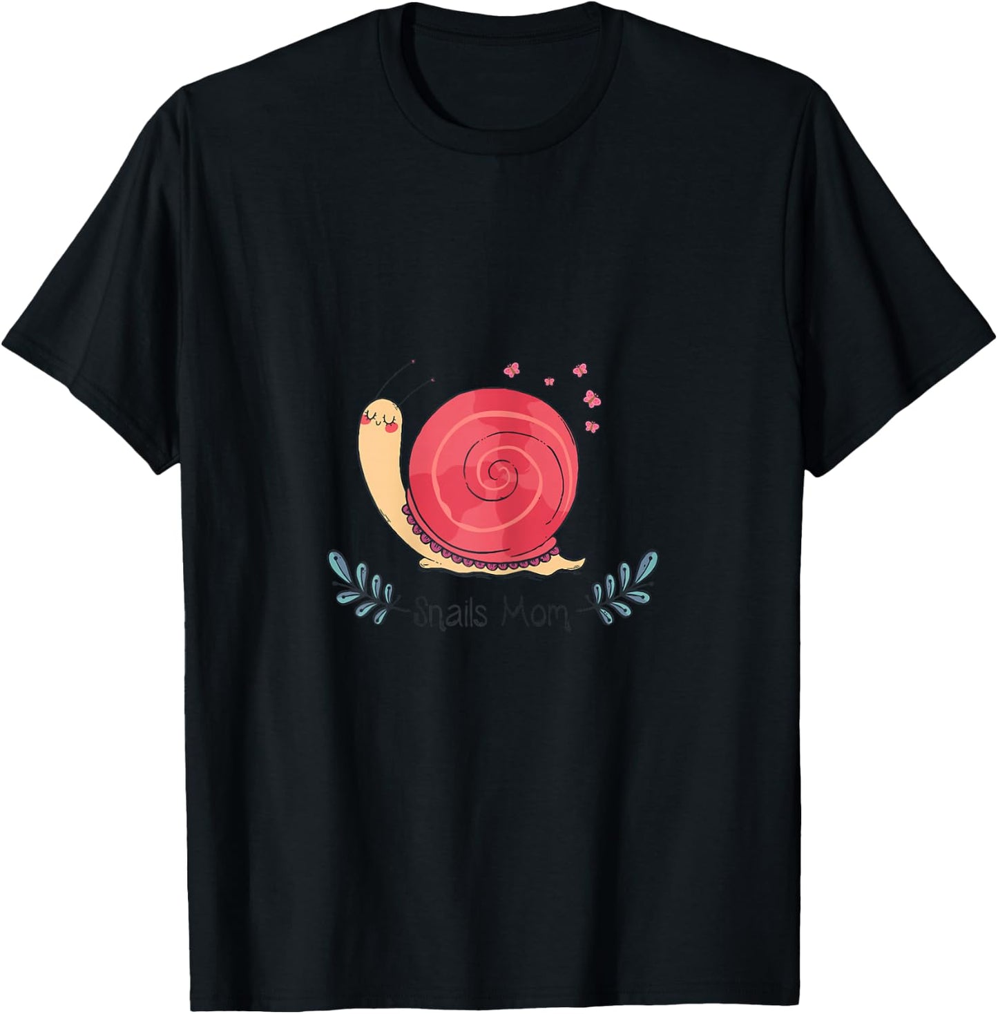 Pet Snail t Shirts - Snail Mom Shirt T-Shirt - T-Shirt | Black