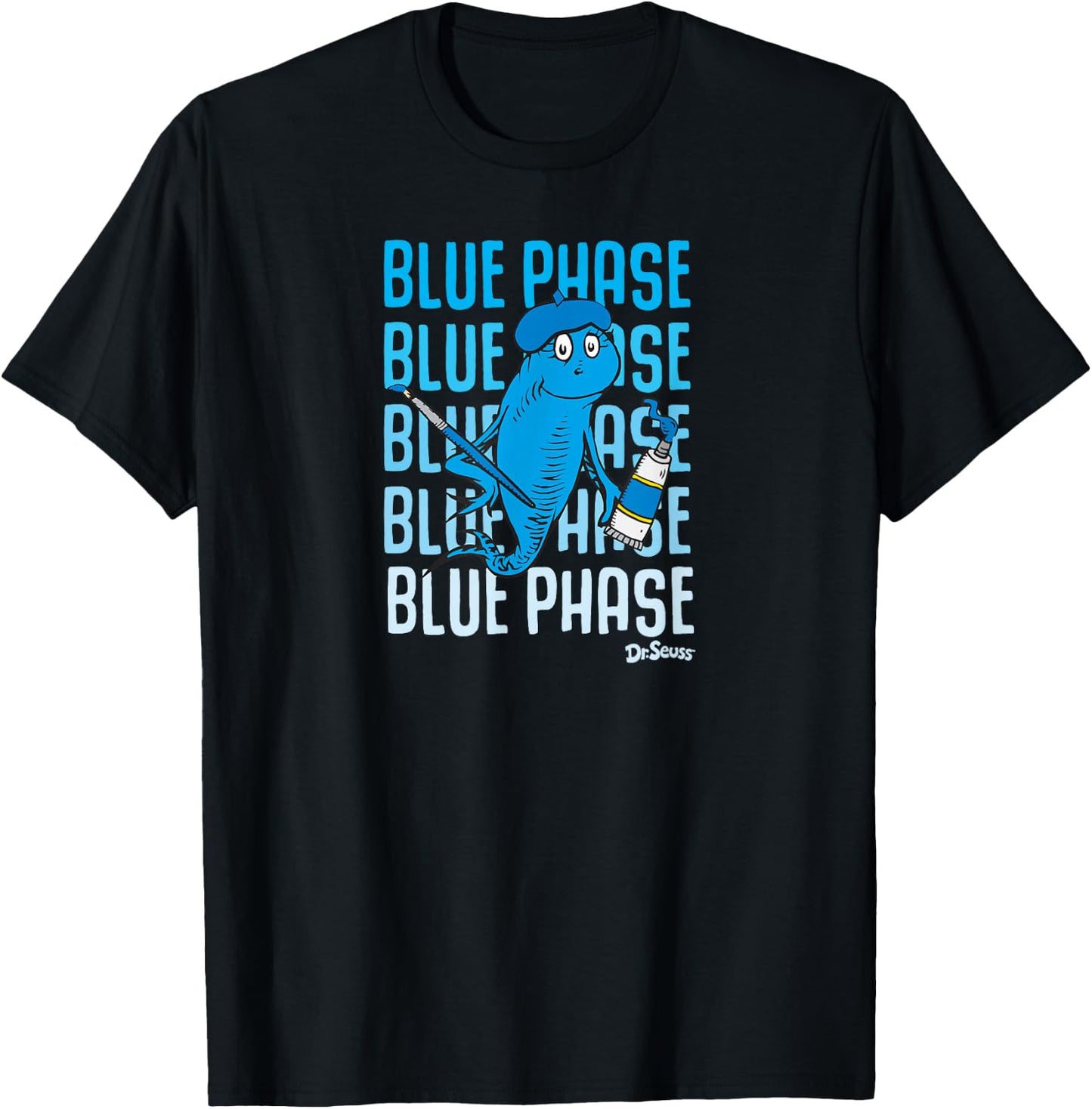 Dr. Seuss Blue Phase T-Shirt - T-Shirt | Black
