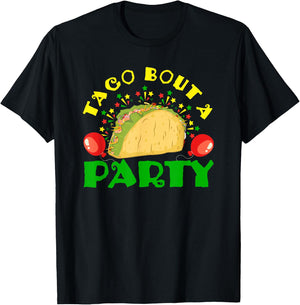 Taco Bout A Party T-Shirt - T-Shirt | Black