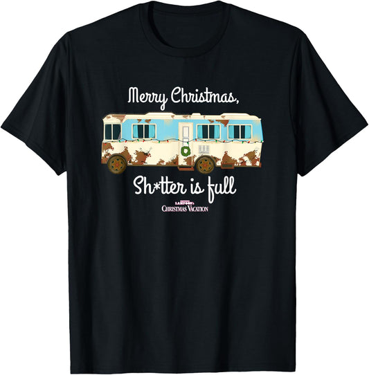 Christmas Vacation Full RV Cousin Eddie Holiday Movie T-Shirt - T-Shirt | Black