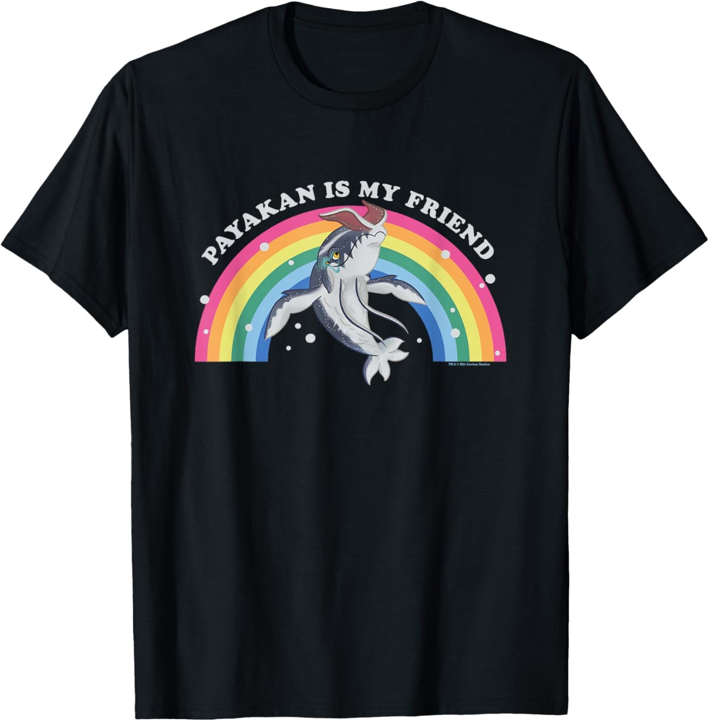 Avatar: The Way Of Water Payakan Is My Friend Rainbow Logo T-Shirt - T-Shirt | Black