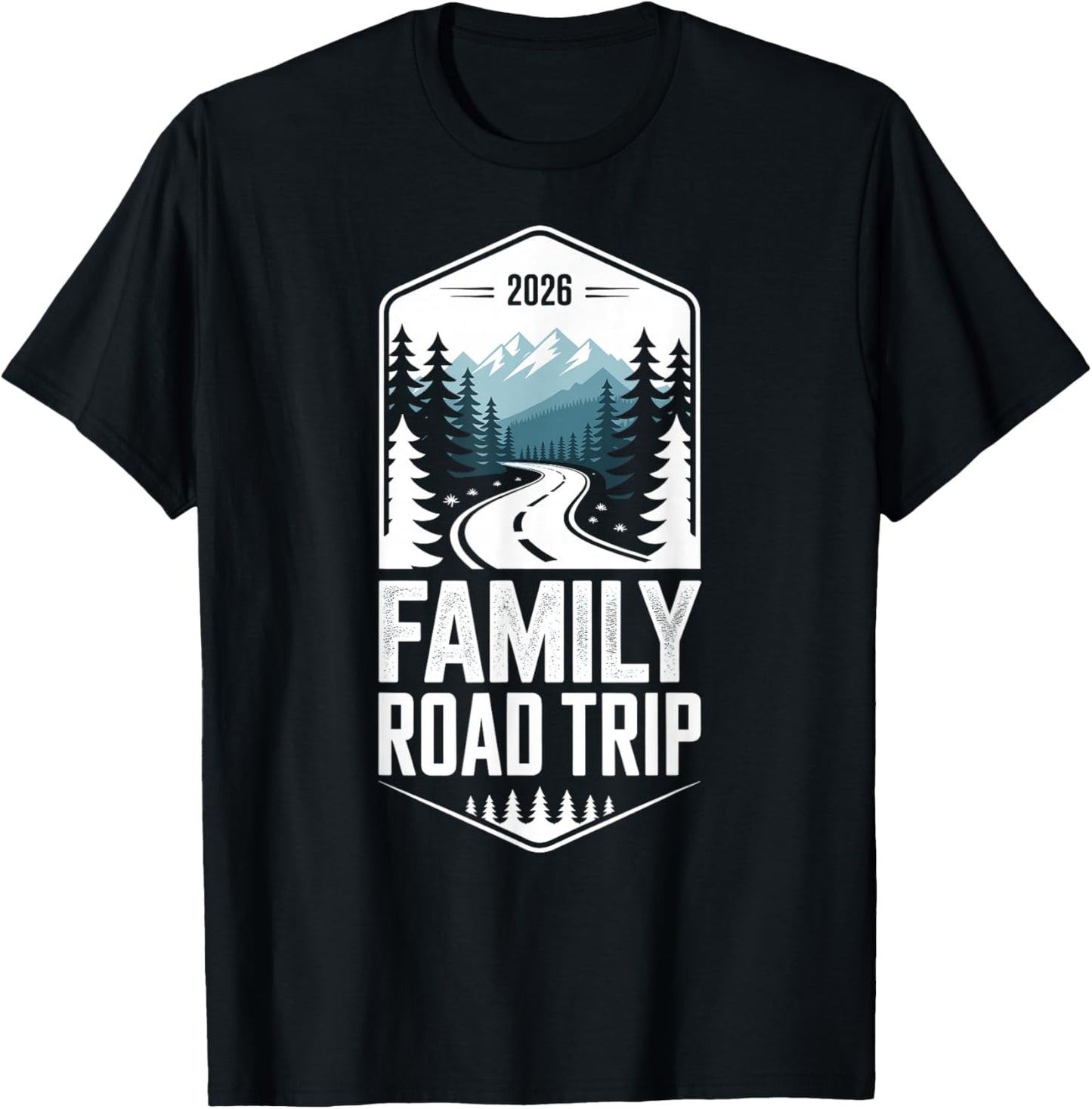 Family Road Trip 2026 T-Shirt - T-Shirt | Black