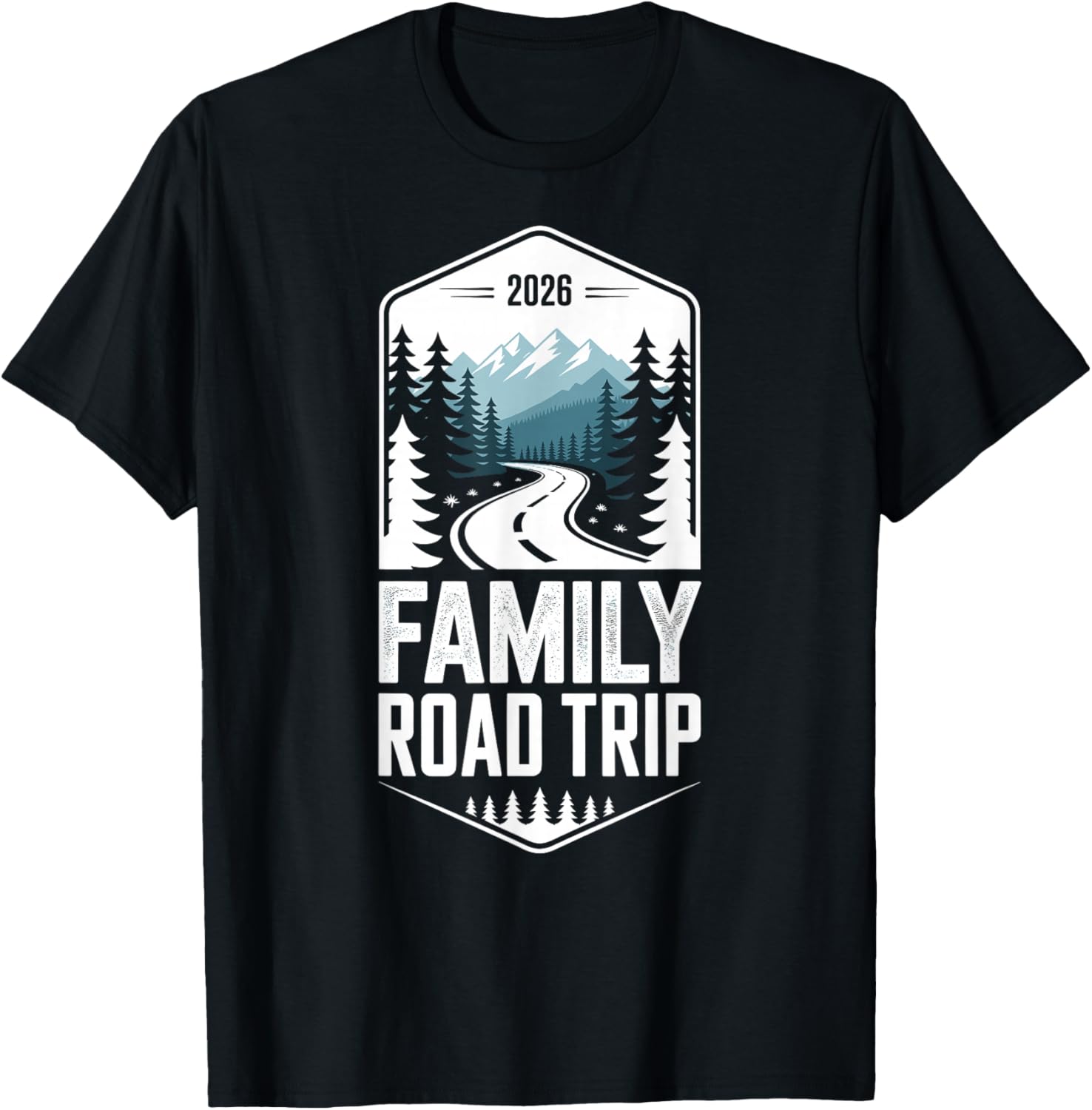 Family Road Trip 2026 T-Shirt - T-Shirt | Black