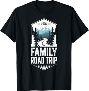 Family Road Trip 2026 T-Shirt - T-Shirt | Black