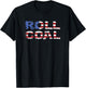 Diesel Roll Coal USA Flag Turbo Diesels Power Gift T-Shirt - T-Shirt | Black