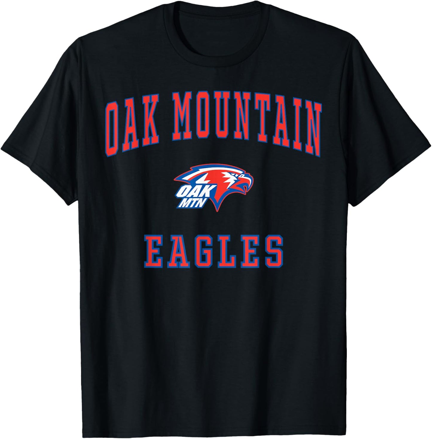 Oak Mountain High School Eagles C1 T-Shirt - T-Shirt | Black