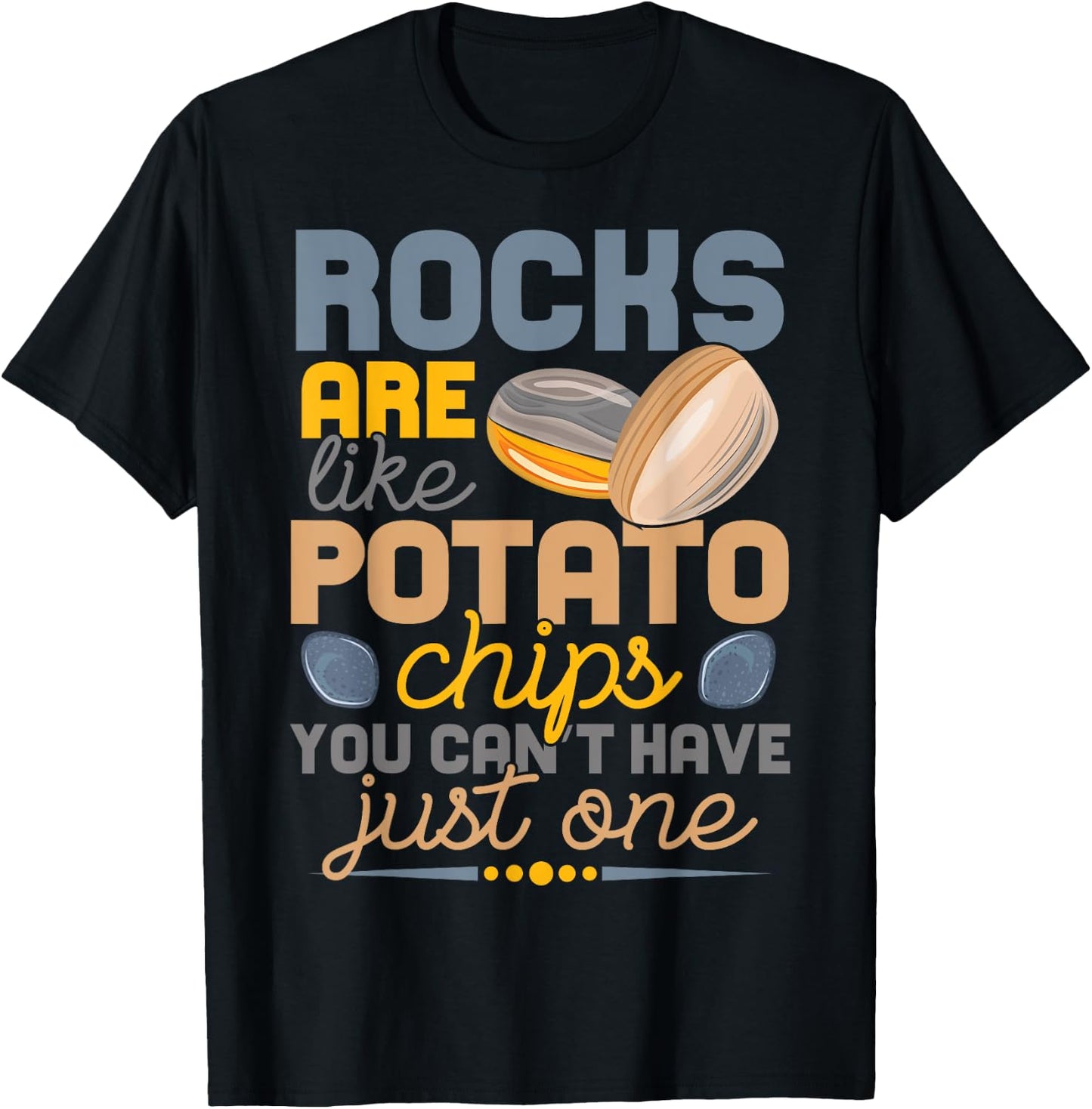 Lapidary Humor Geology Rock Collecting, Geologist Geographer T-Shirt - T-Shirt | Black