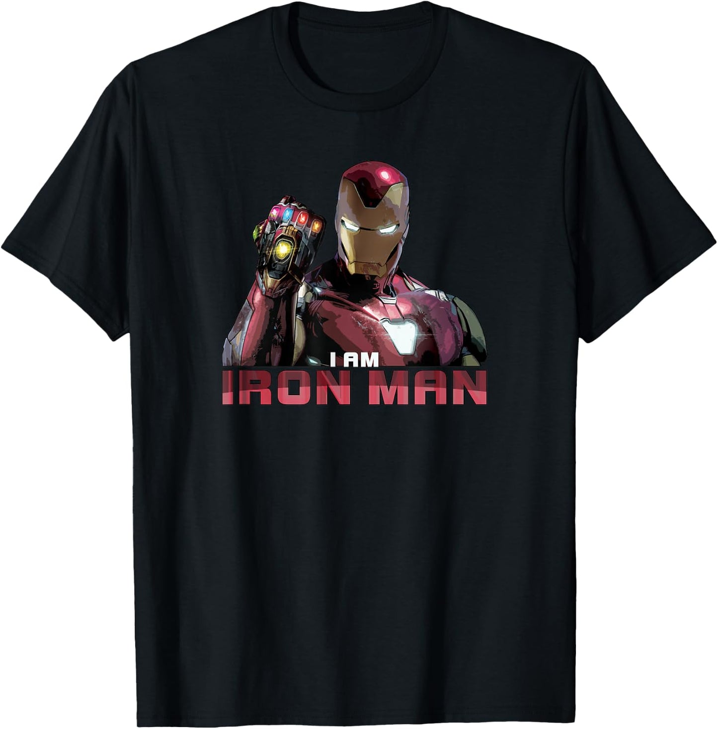 Marvel Avengers: Endgame I am Iron Man Small T-Shirt - T-Shirt | Black
