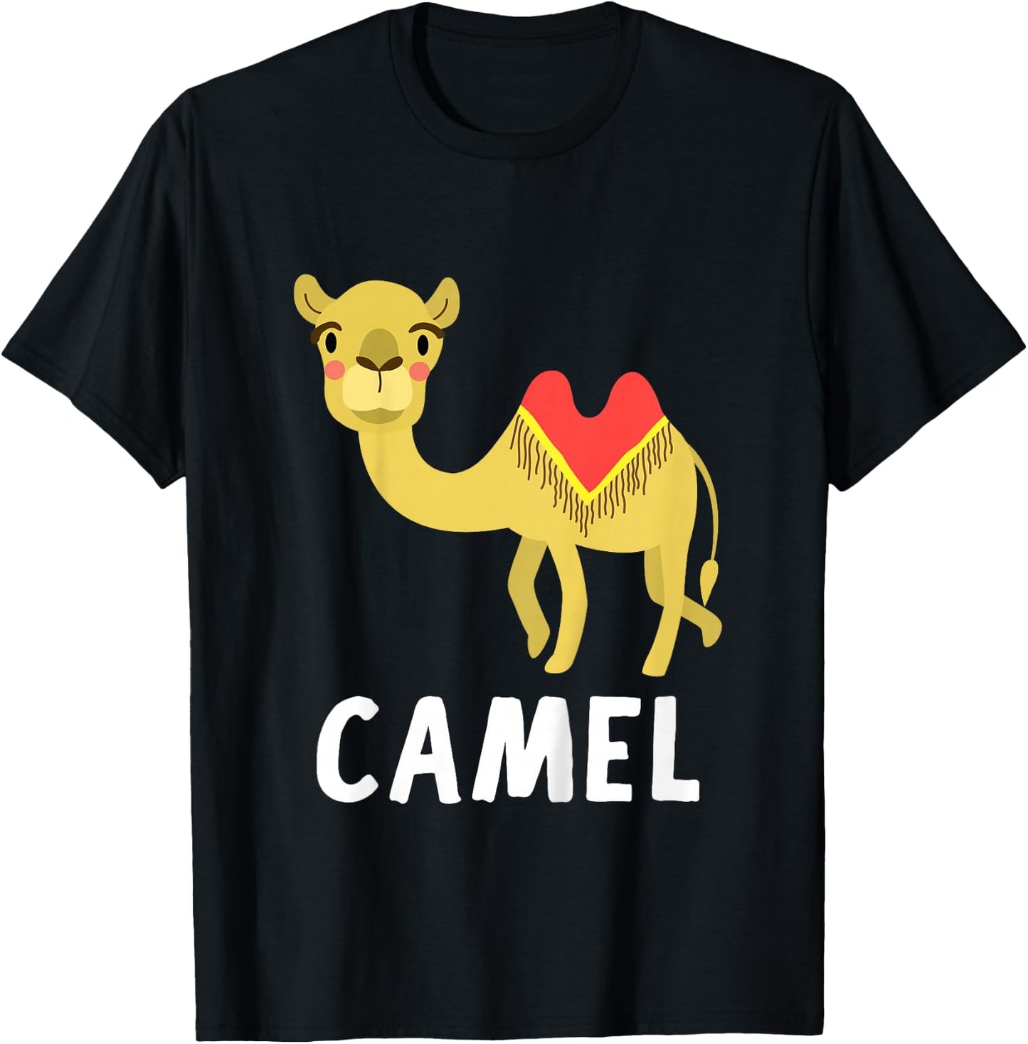 Camel Shirt For Boys Or Girls | Cute Camel Gift T-Shirt - T-Shirt | Black
