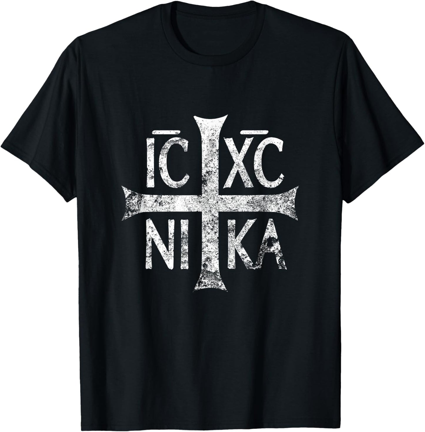 IC XC NIKA Cross Eastern Christian Greek Shirt T-Shirt - T-Shirt | Black