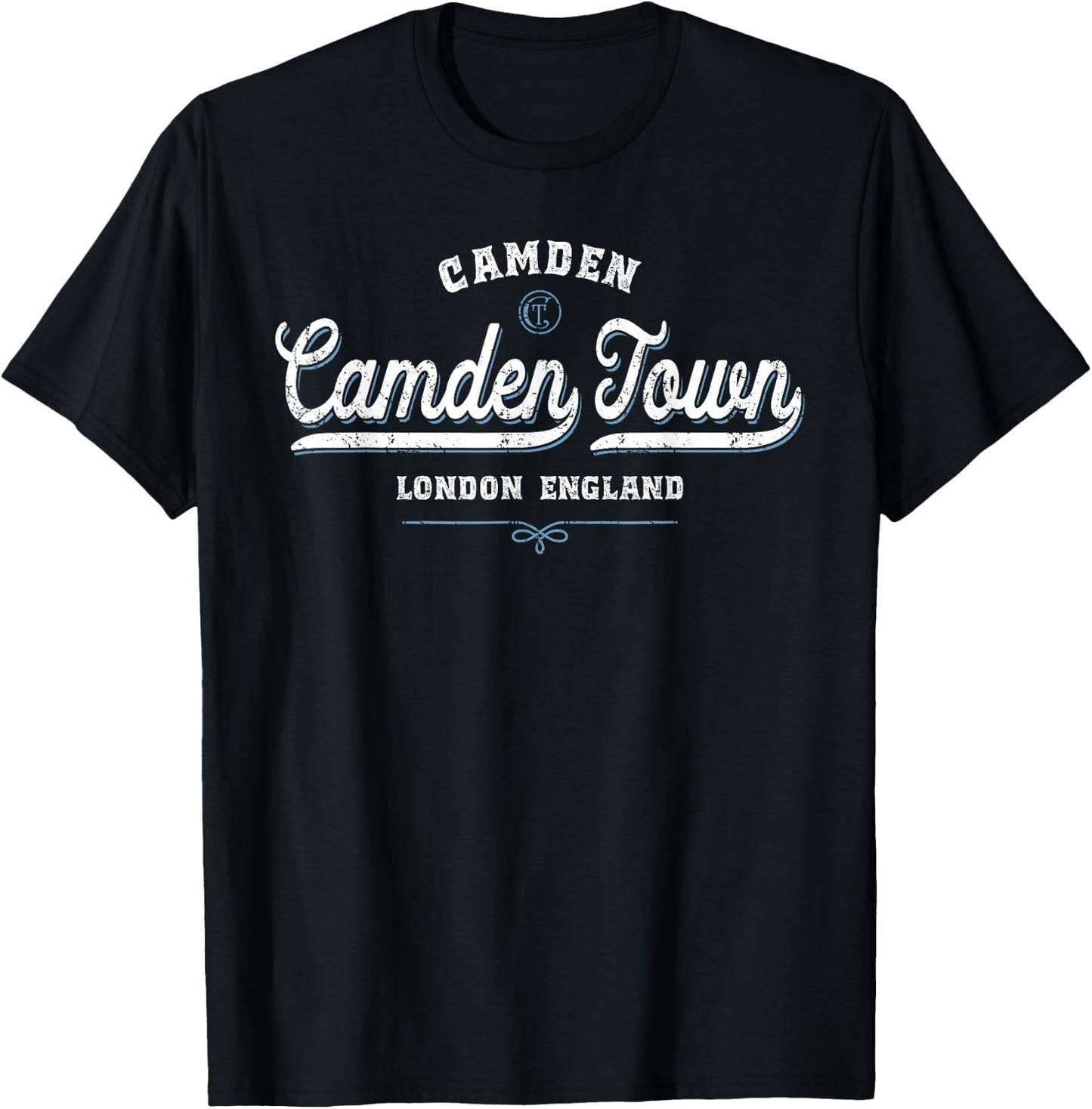 Camden Town London England T-Shirt - T-Shirt | Black