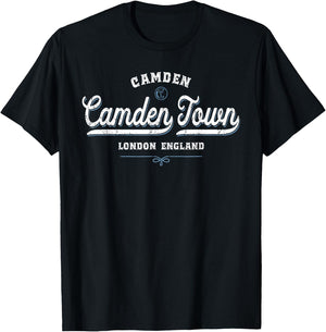 Camden Town London England T-Shirt - T-Shirt | Black