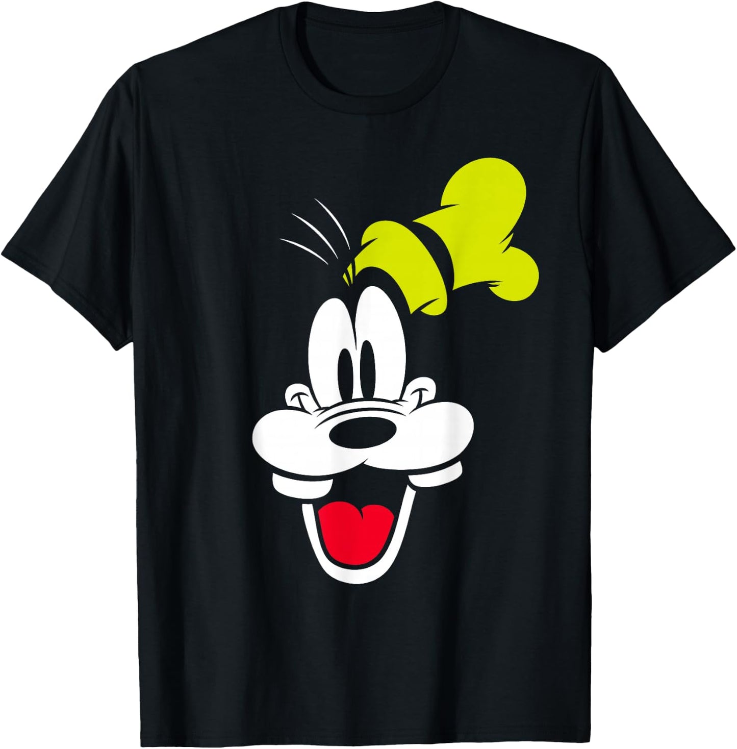Disney Goofy Big Face T-Shirt - T-Shirt | Black