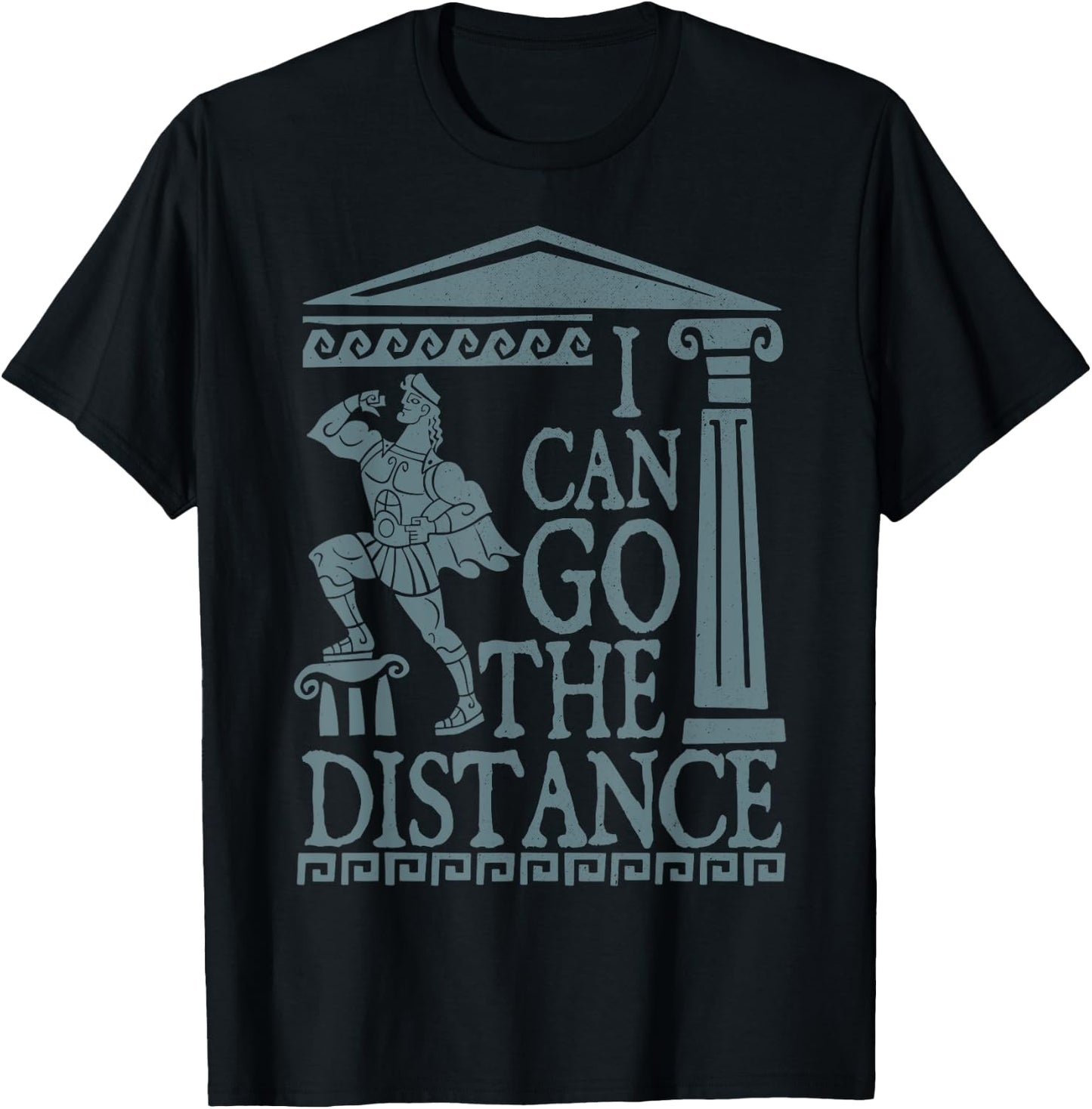 Disney Hercules Go The Distance Greek Art Graphic T-Shirt - T-Shirt | Black