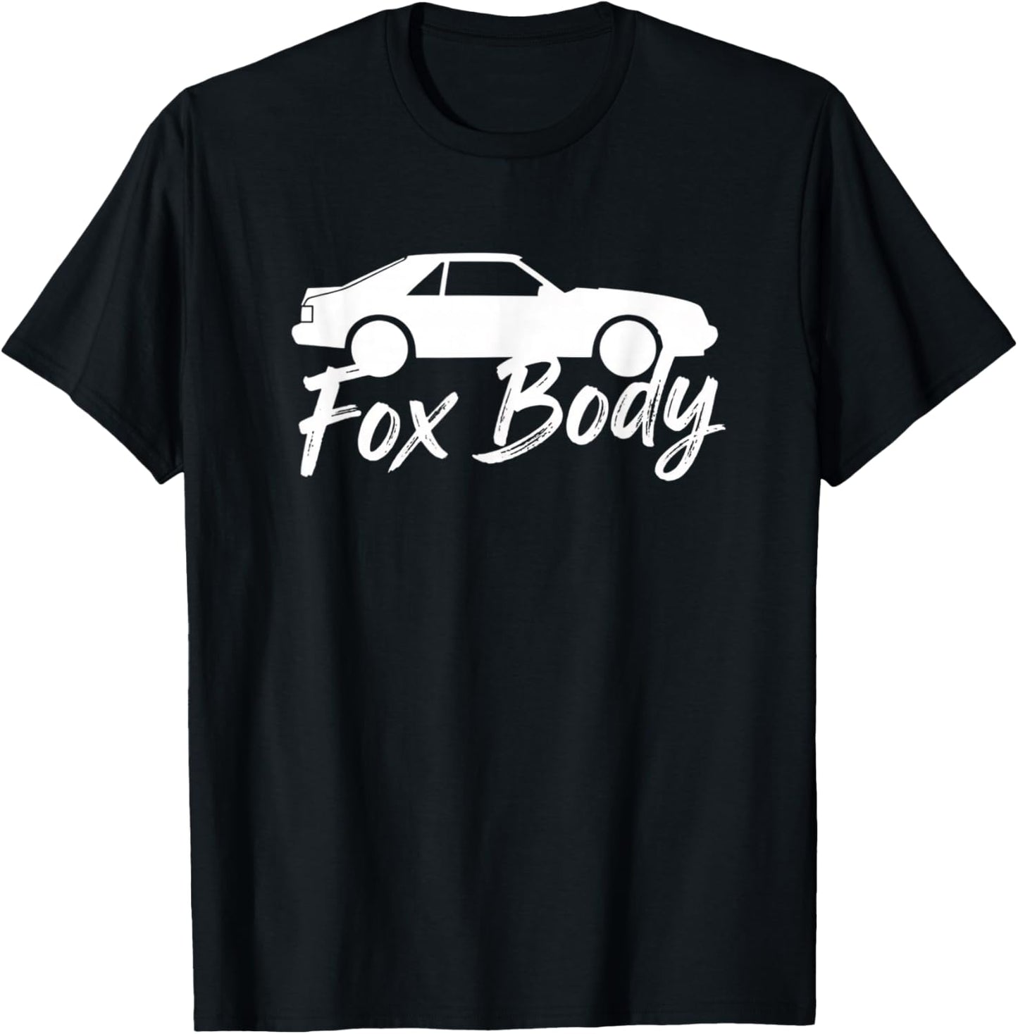 Fox Body Classic Coupe Foxbody Silhouette for Fox Body T-Shirt - T-Shirt | Black