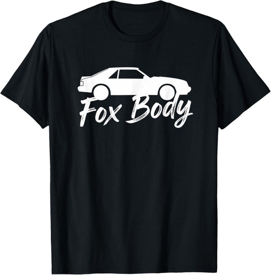Fox Body Classic Coupe Foxbody Silhouette for Fox Body T-Shirt - T-Shirt | Black