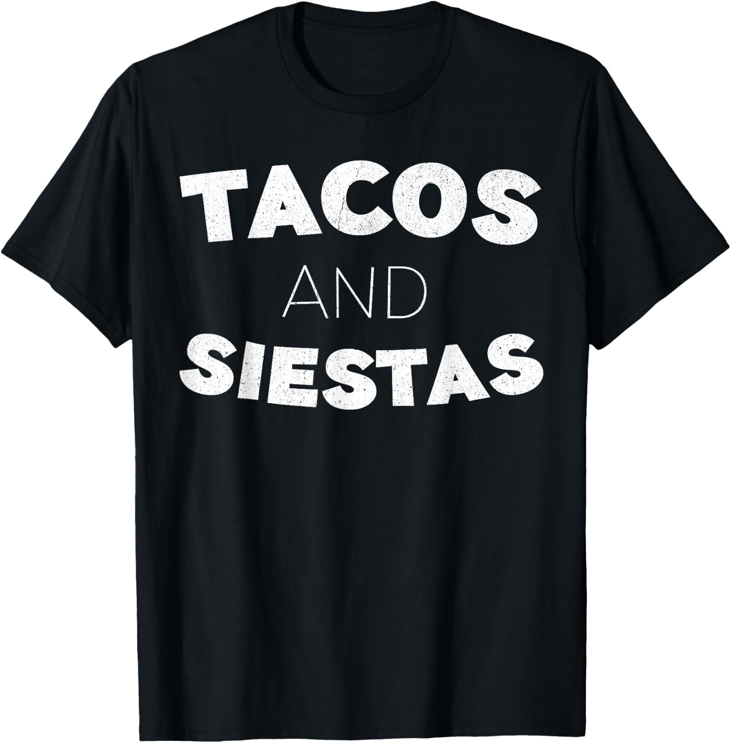 Tacos And Siestas Shirt Men Women Cinco De Mayo Party T-Shirt - T-Shirt | Black