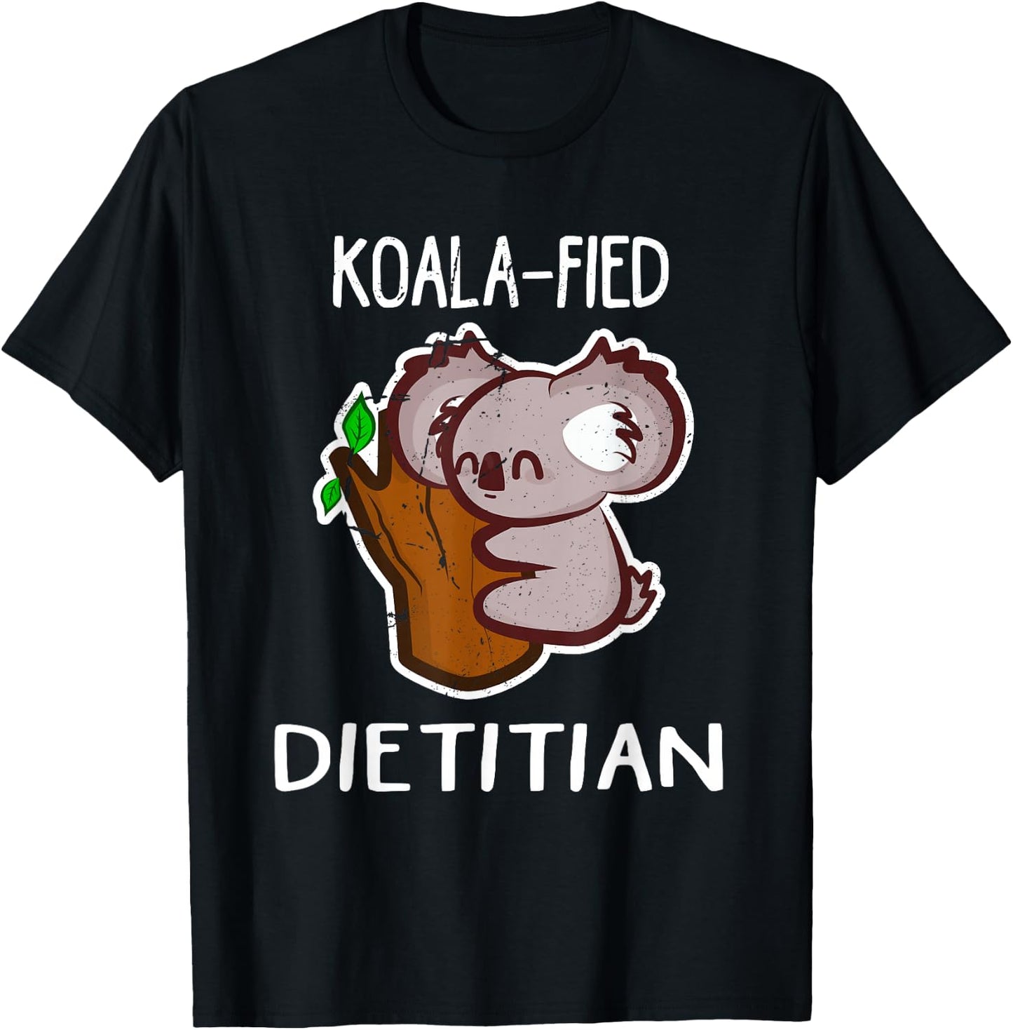 RD Koala-Fied Registered Dietitian Nutritionist Day T Shirt T-Shirt - T-Shirt | Black