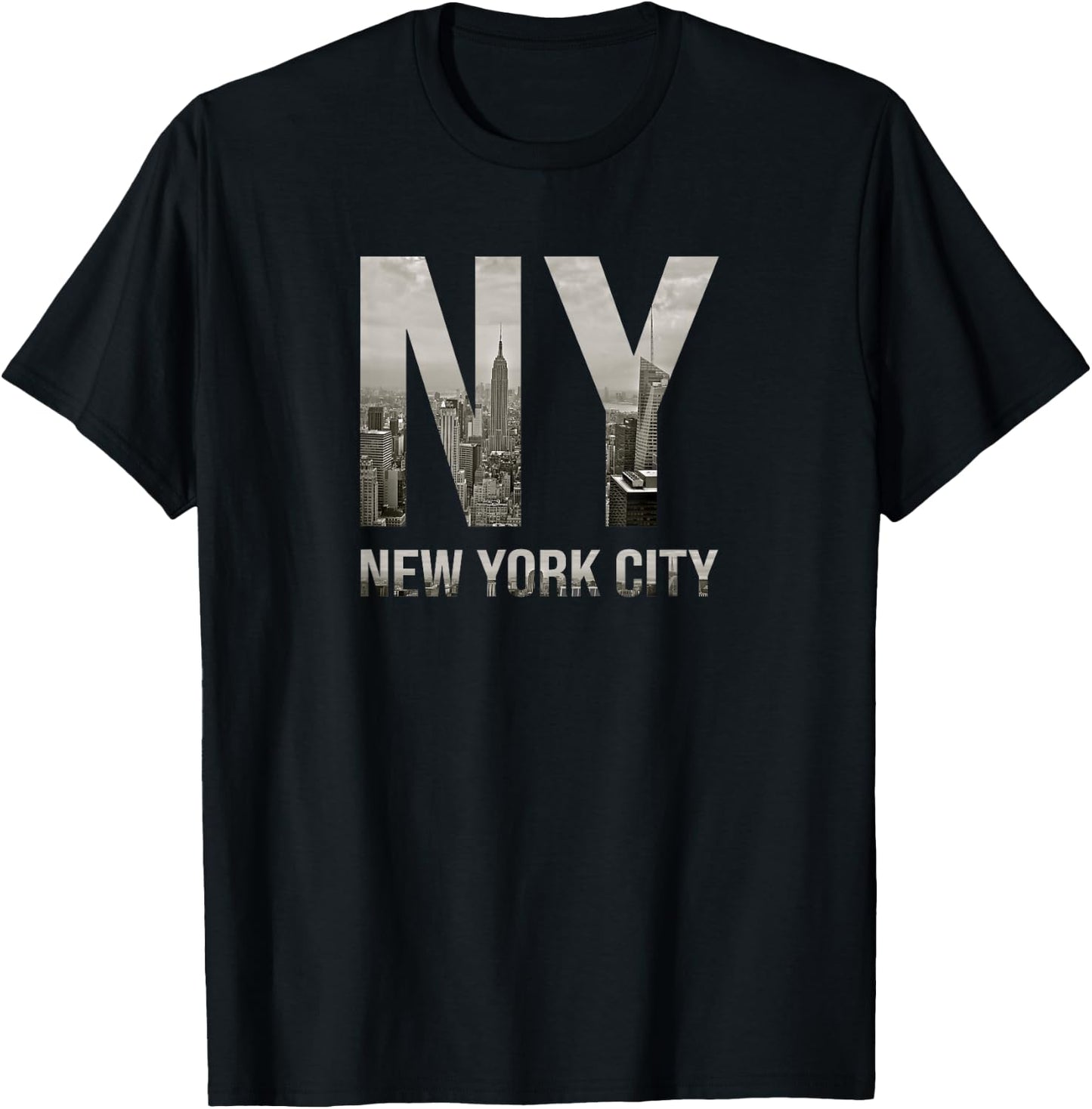 NYC Skylines New York City That Never Sleeps Gift T-Shirt - T-Shirt | Black