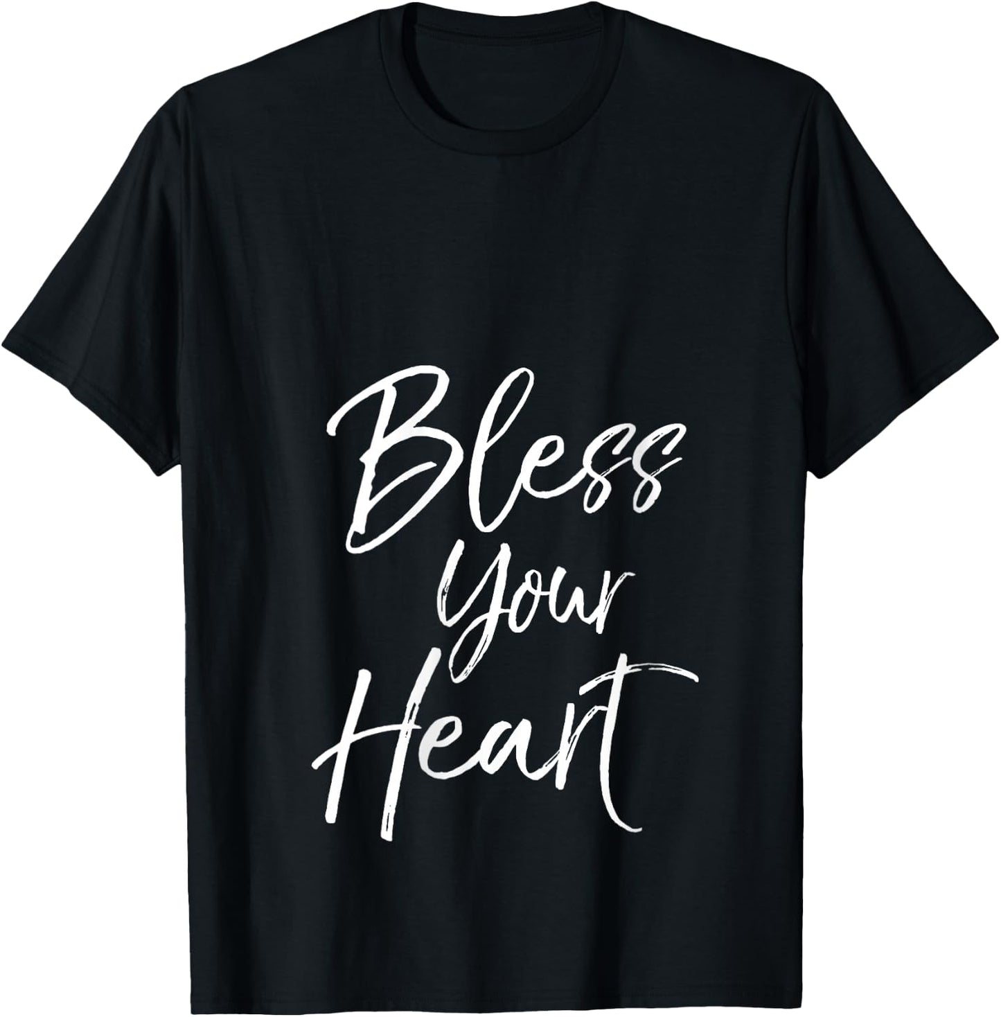 Funny Southern Christian Saying Quote Gift Bless Your Heart V-Neck T-Shirt - T-Shirt | Black