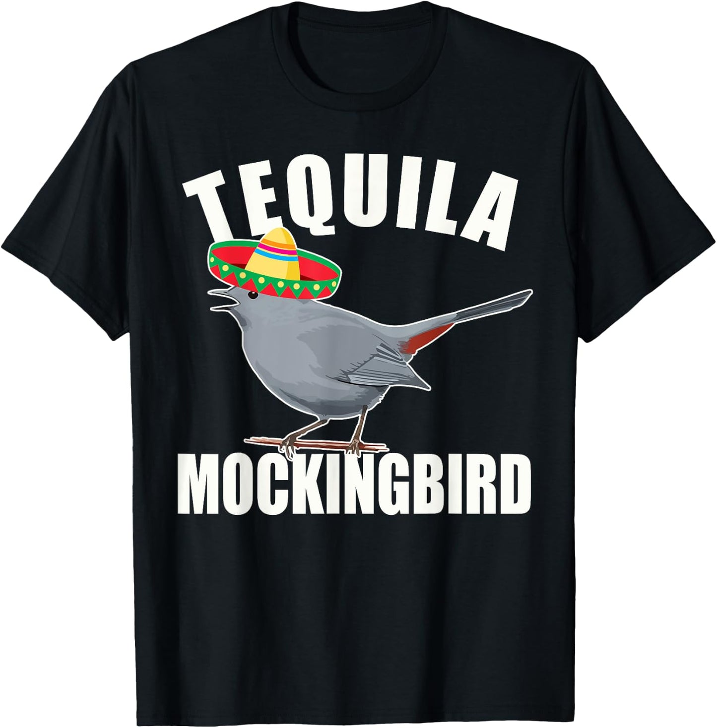 Tequila Mockingbird - Funny Bar Hopping May 5th T Shirt T-Shirt - T-Shirt | Black