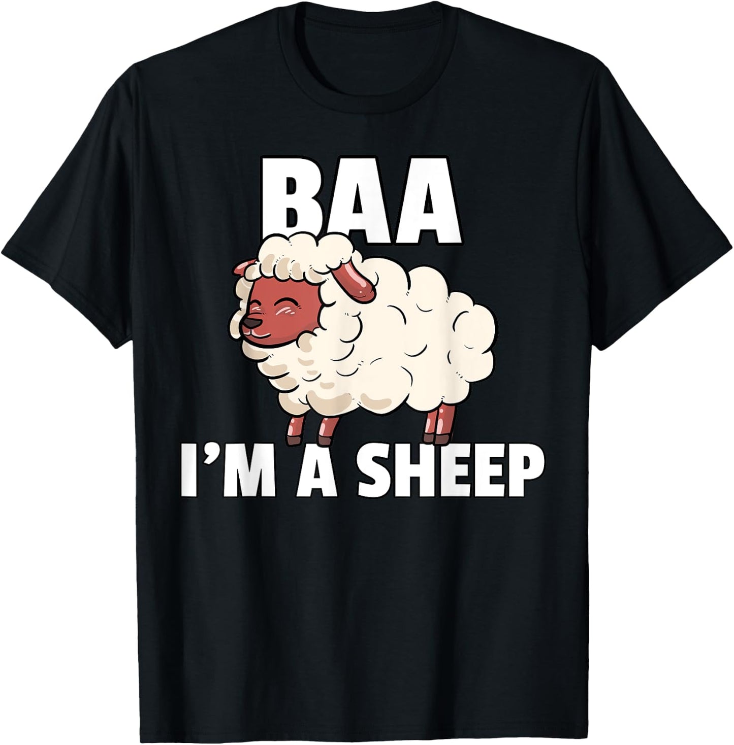 I'm A Sheep Costume For A Lamb Farmer T-Shirt - T-Shirt | Black