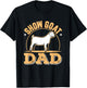 Show Goat Dad Livestock Stock Show Boer T-Shirt - T-Shirt | Black