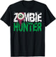 Zombie Hunter Halloween Shirt Cute with an Eye Hunting Gift T-Shirt - T-Shirt | Black