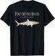 Retro Fort Myers Beach FL Shark T-Shirt - T-Shirt | Black