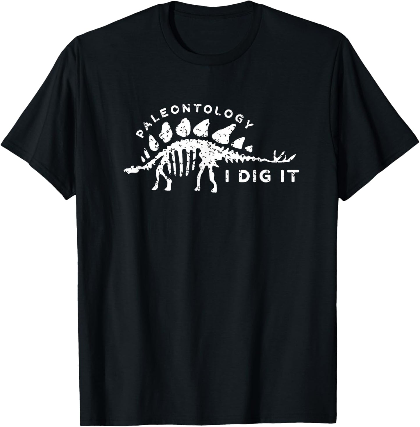 Paleontology Paleontologist Dino Fossil Hunter T-Shirt - T-Shirt | Black