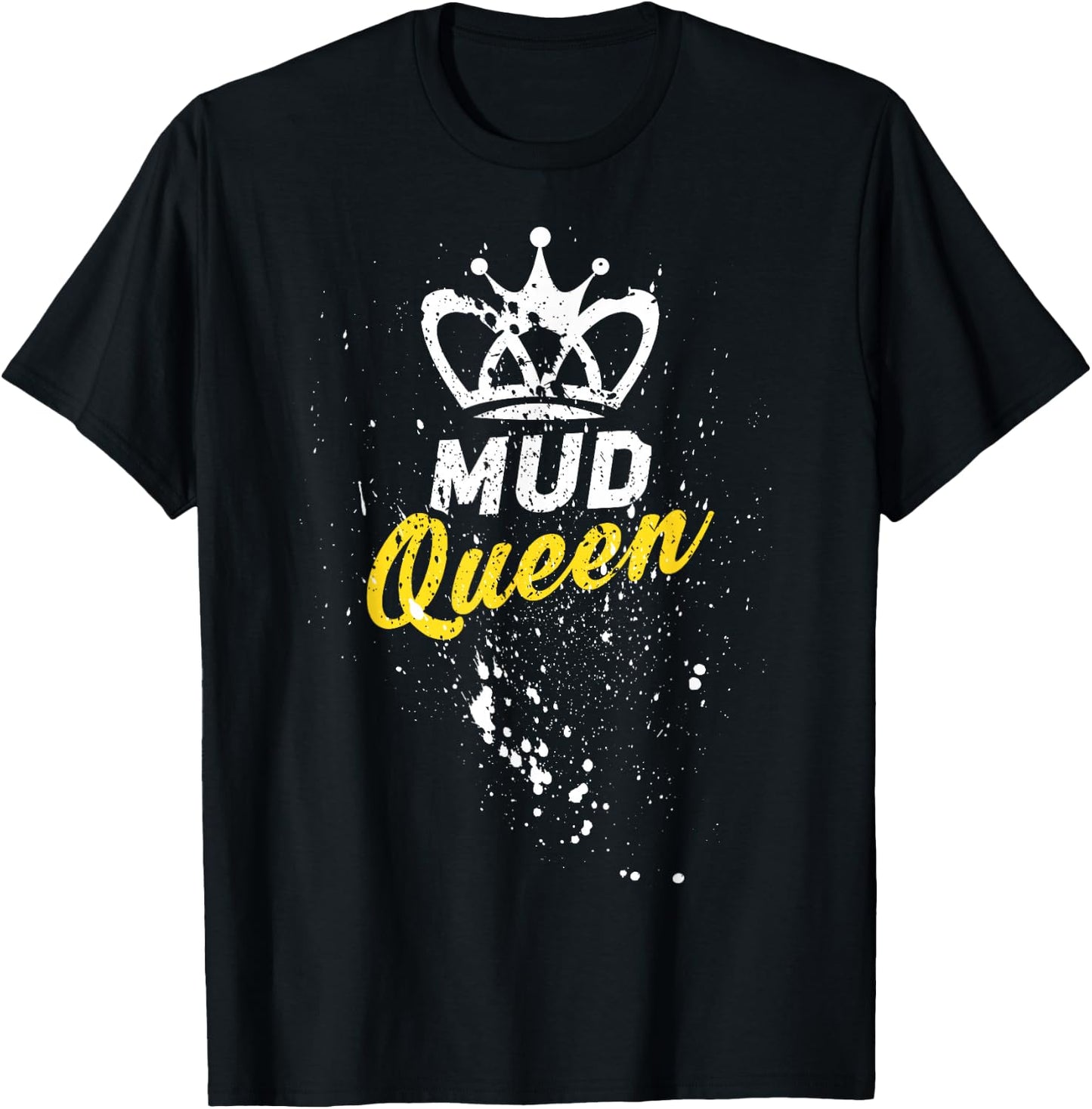 Mud Queen Funny Accessories Women ATV 4-Wheeler Quad T-Shirt - T-Shirt | Black