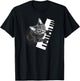 Piano Cat Shirt T-Shirt - T-Shirt | Black