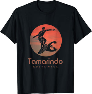 Costa Rica Windsurfing Surfing Surfers Surf Tamarindo T-Shirt - T-Shirt | Black