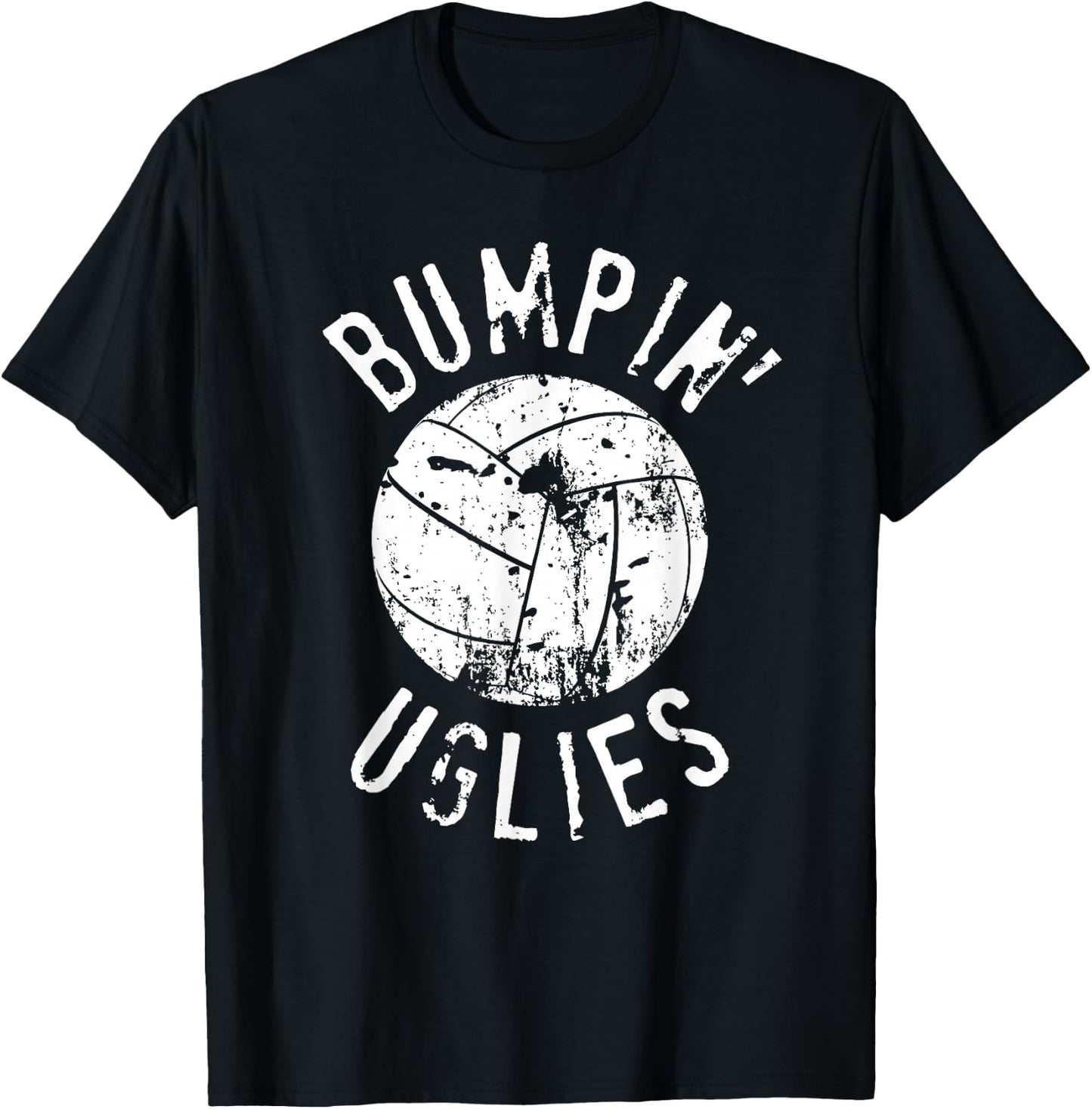 Funny Volleyball Team | Bumpin' Uglies T-Shirt - T-Shirt | Black
