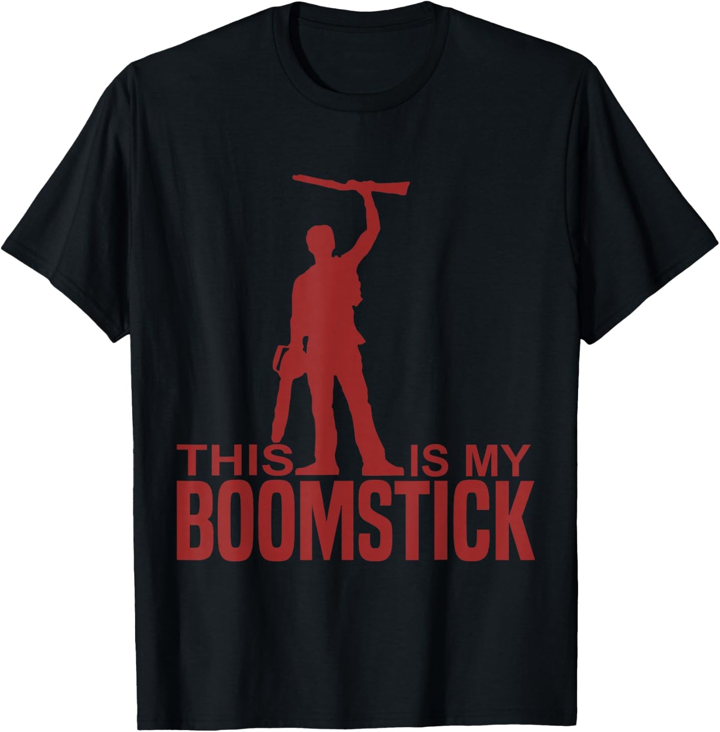 This is My Boomstick Shotgun Chainsaw Dead Evil T-Shirt - T-Shirt | Black